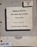 Airco-AIRCO MOBILE-MATIC® Wire Feeder and Control, Model AHF-R Manual, Covers Installation, Operation, and Maintenance Manual-AHF-R-01